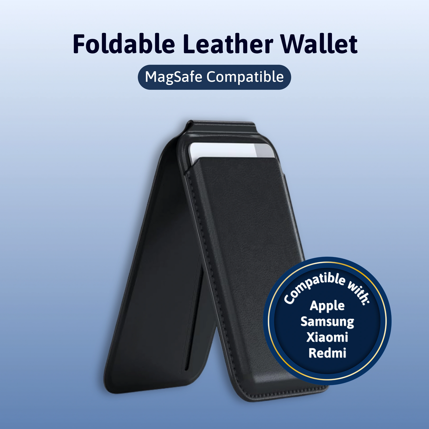 Foldable Leather Wallet
