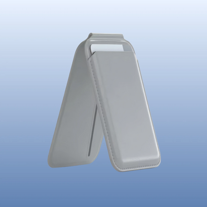 Cartera plegable de piel