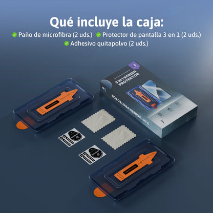 Protector de pantalla 3 en 1 - Otras Marcas VIP