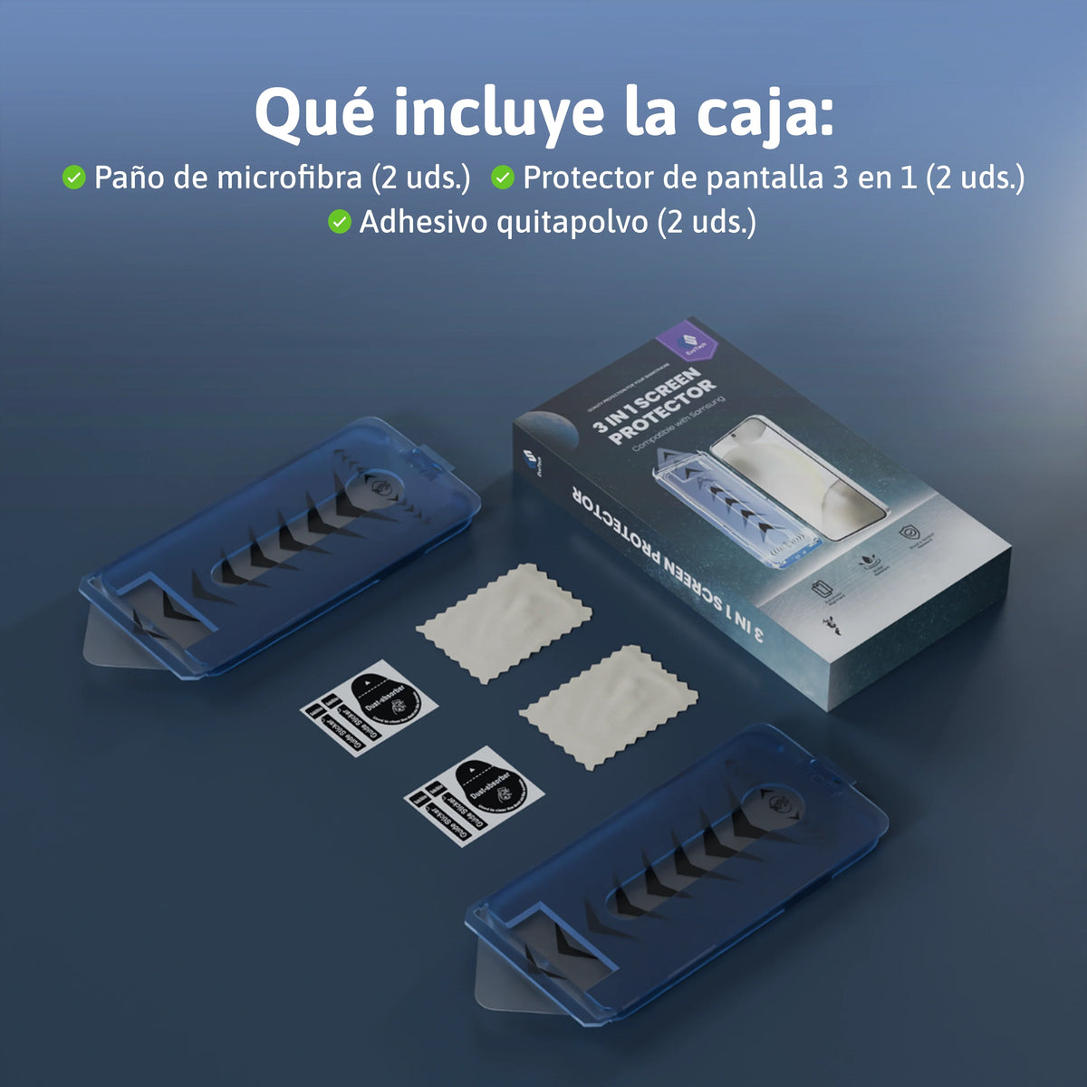 Protector de pantalla 3 en 1 - Samsung-A