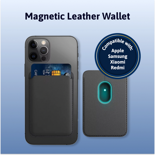 Magnetic Leather Wallet