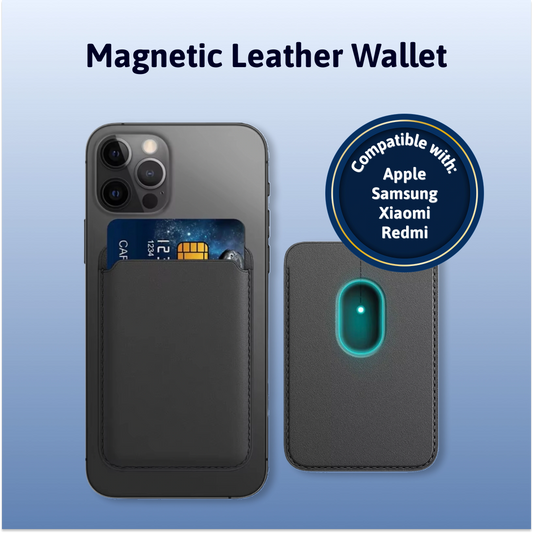 Magnetic Leather Wallet