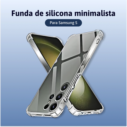 Funda minimalista de silicona Samsung S