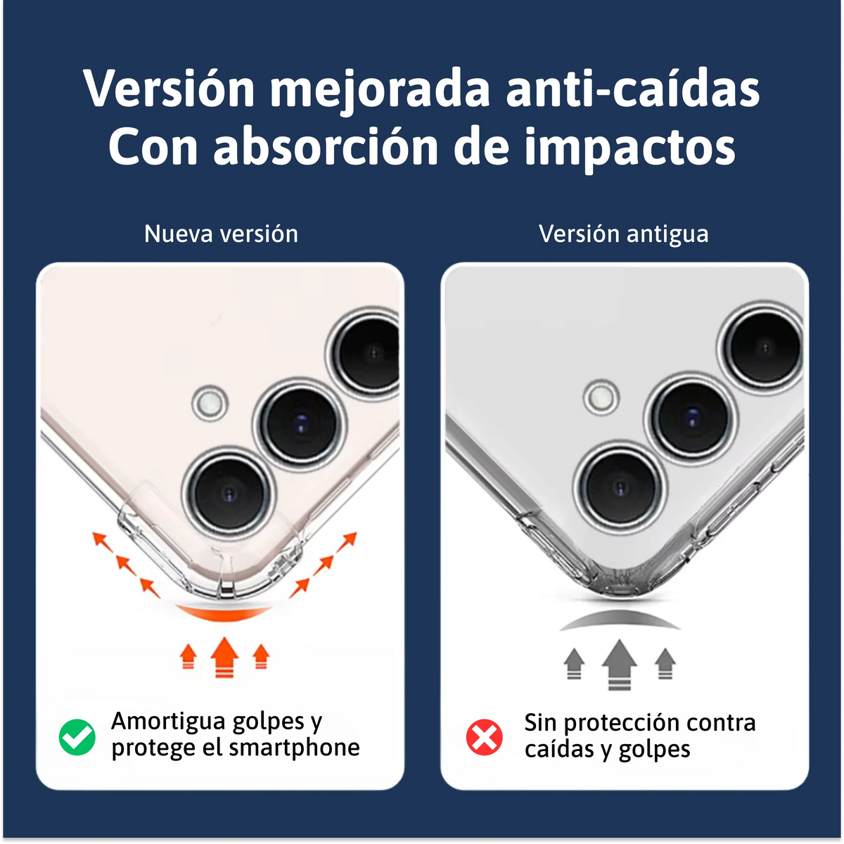 Funda minimalista de silicona Samsung S