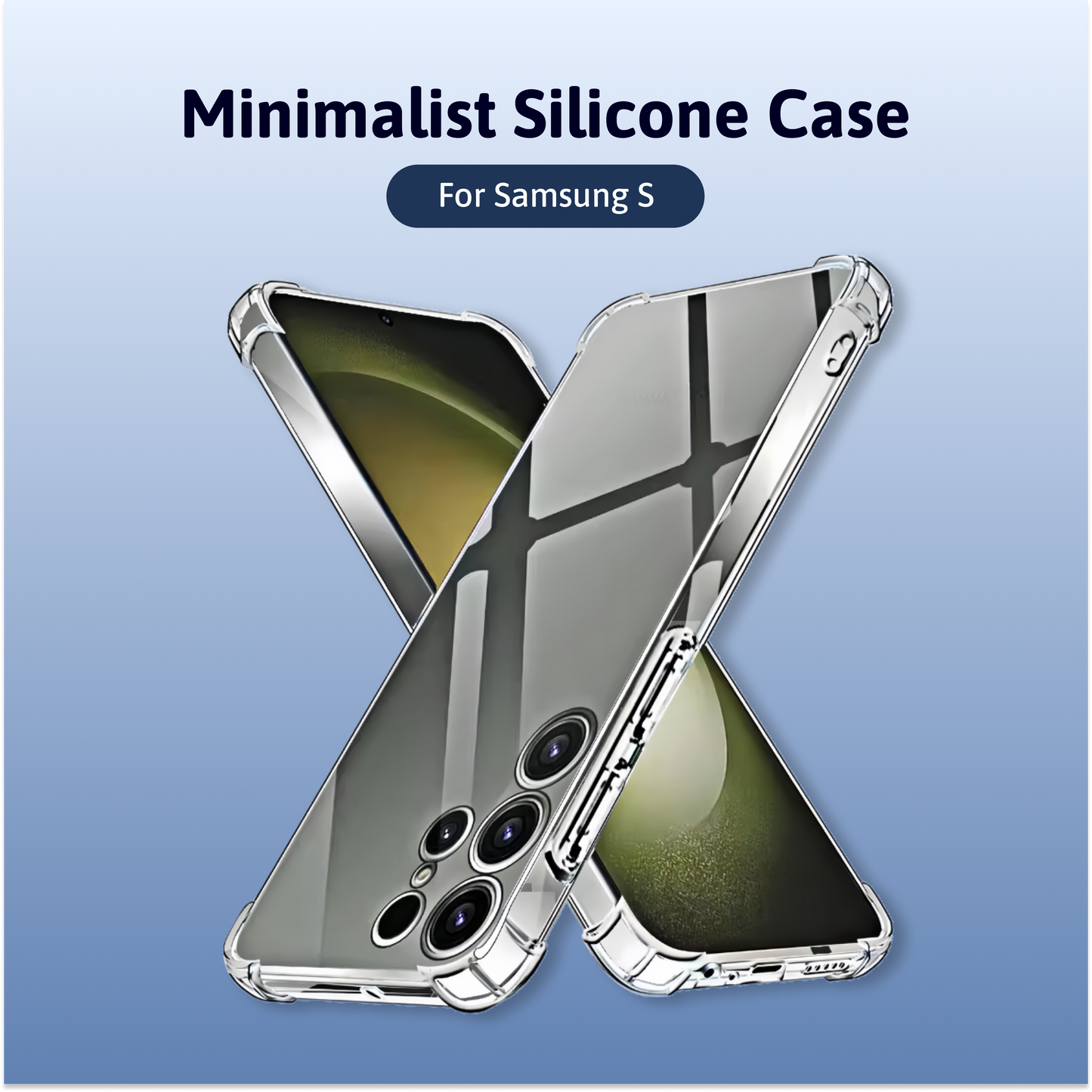 Minimalist Silicone Case Samsung S