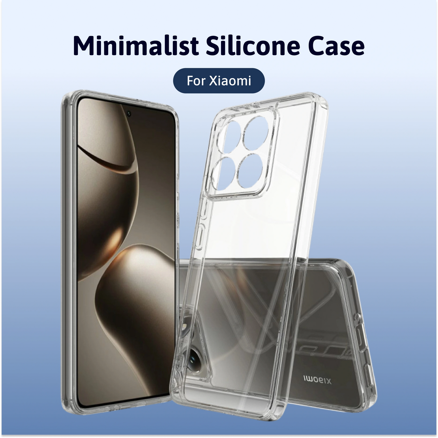 Minimalist Silicone Case - Xiaomi