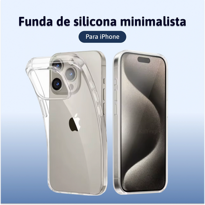 Funda minimalista de silicona