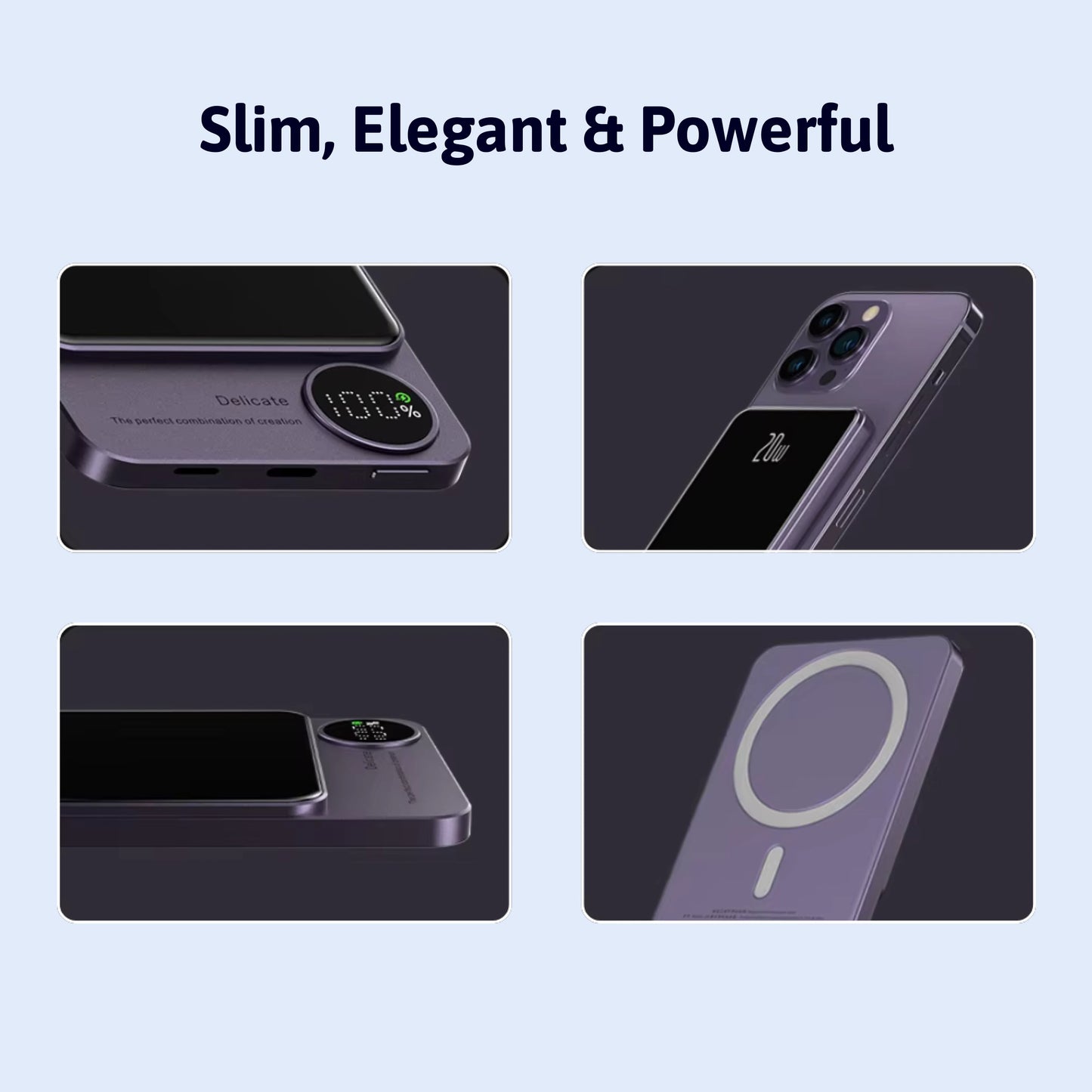 Magnetic & Wireless Power Bank
