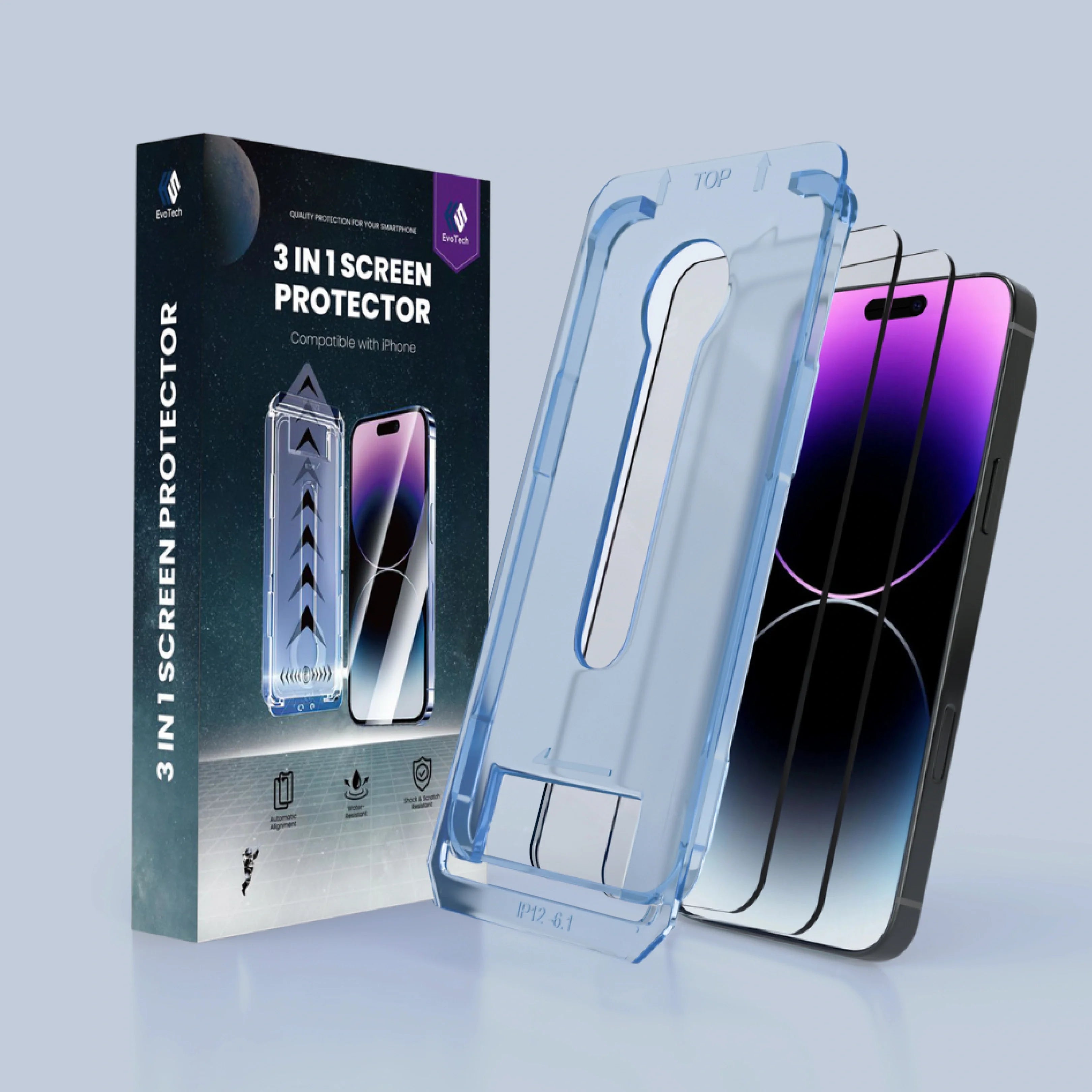 3 in 1 Screen Protector - iPhone – EvoTech