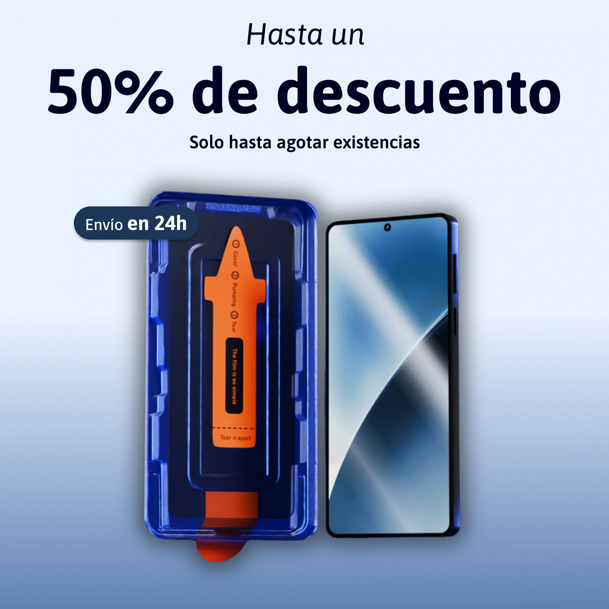 Protector de pantalla 3 en 1 - Otras Marcas VIP
