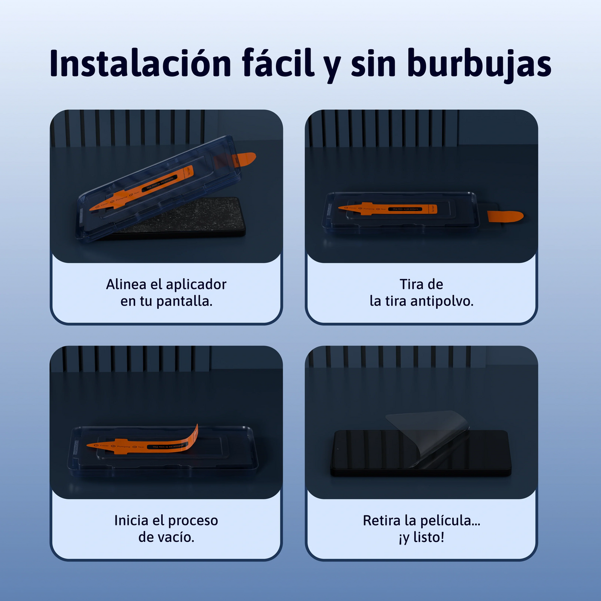 Protector de pantalla 3 en 1 - Otras Marcas VIP