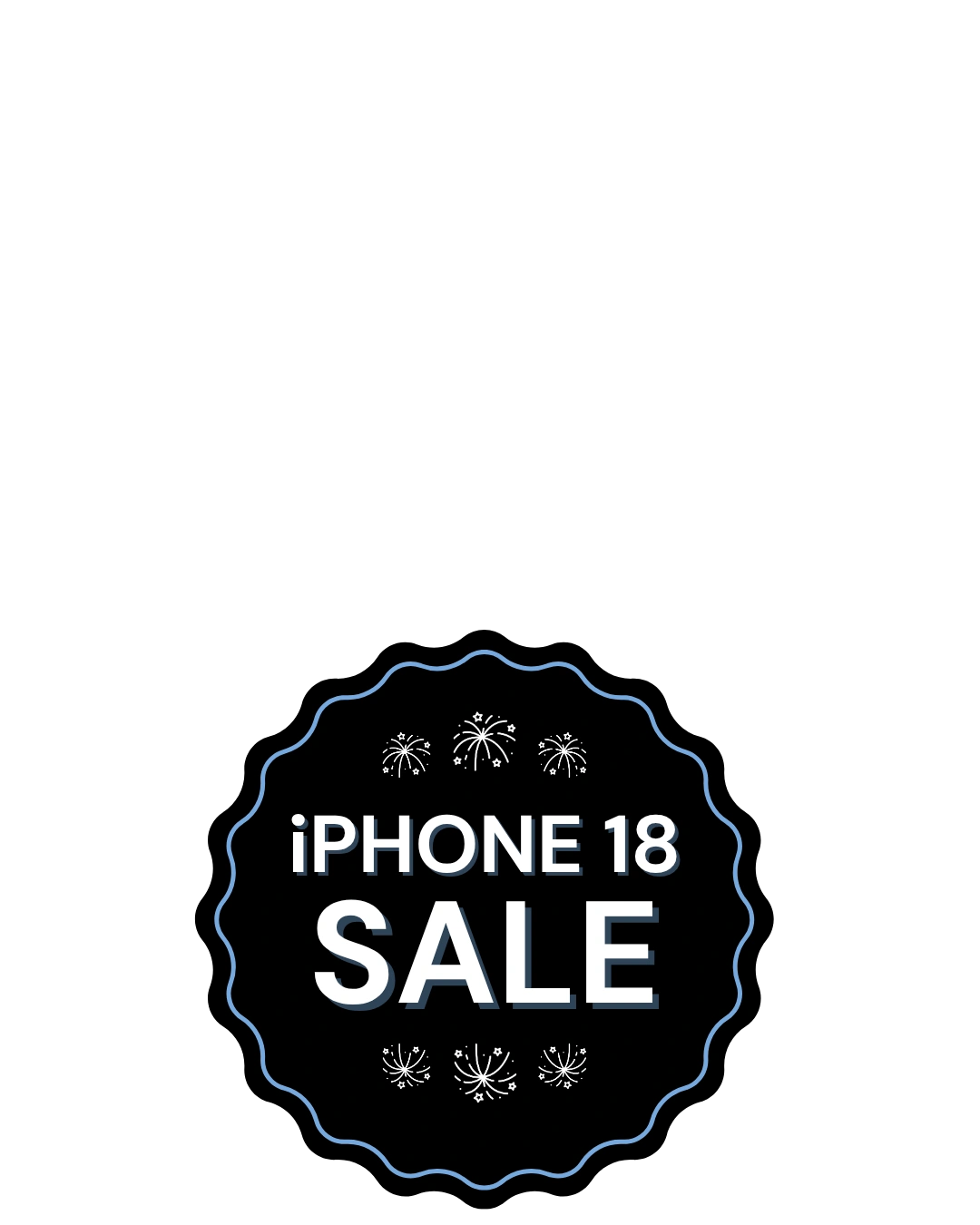 iPhone 18 Sale badge